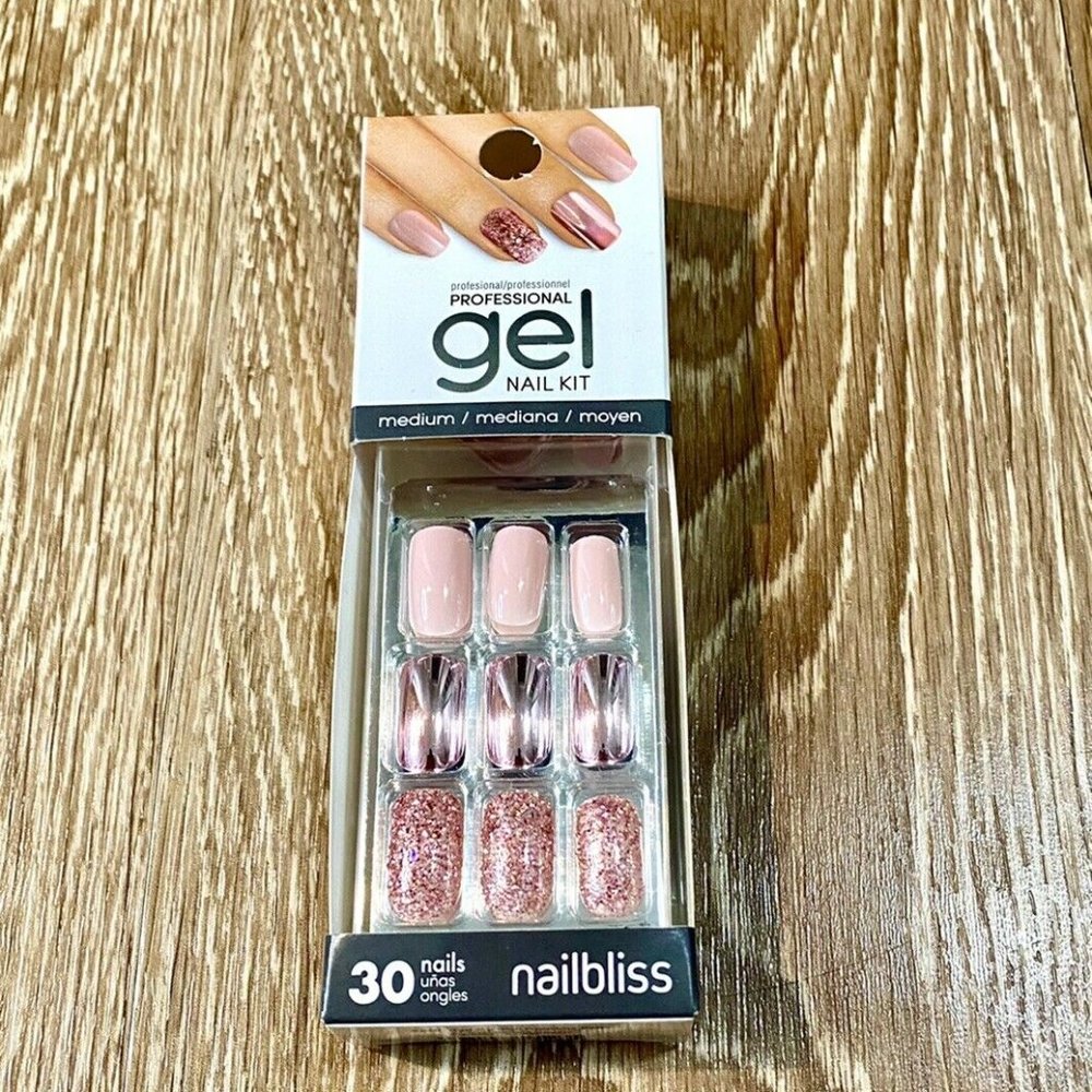 NAILBLISS Professional Gel Nail Kit Press On Nails